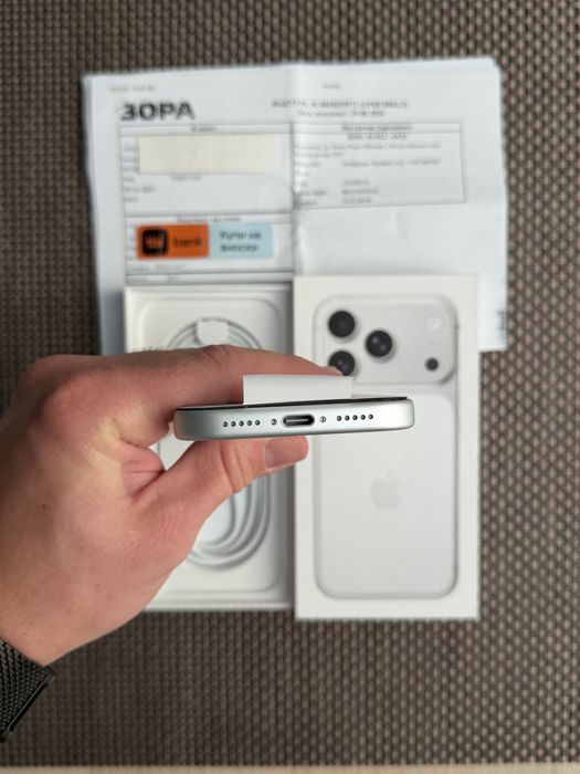 НОВ! 512Gb*ЛИЗИНГ* iPhone 17 Pro Silver 24М ГАРАНЦИЯ