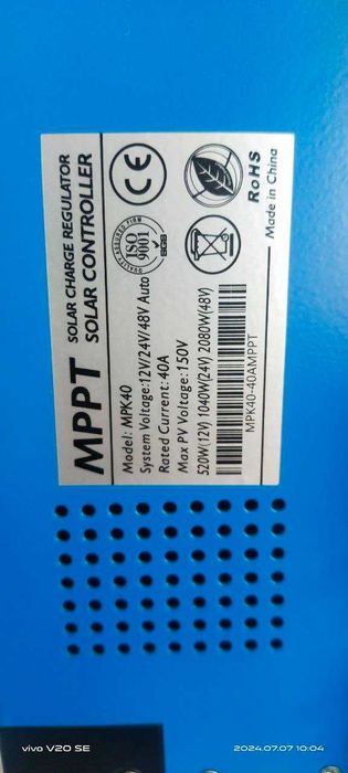 MPPT Controller (Quyosh panellari va sistemasi uchun Kontroller mppt)