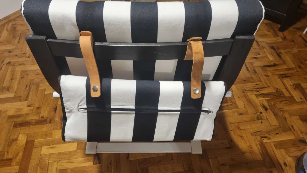 Стол за релакс с табуретка за крака