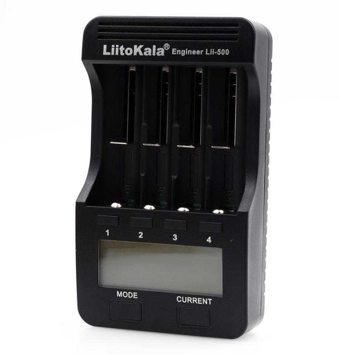 Смартфон LiitoKala Lii-500 Engineer ОРИГИНАЛ Най-умното Зарядно Професионално Смарт 26650 22650 26500 18650 17500 17355 16340 14500 10440 Ni-Mh Ni-Cd