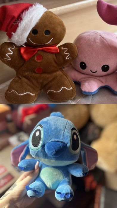 Плюшени играчки – Джинджифилова бисквитка, Октопод и Стич