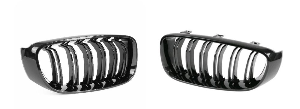 Grilă Dublă / Nari BMW Seria 3 GT F34 – Negru Lucios