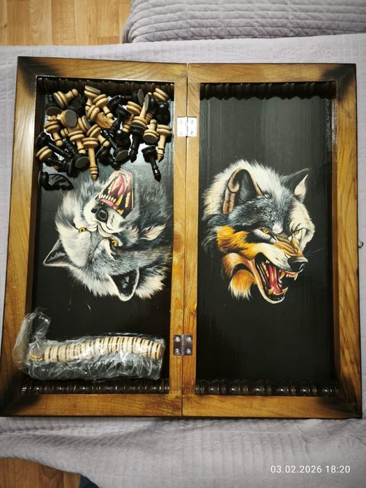 Продам нарды 3в1 ручная работа