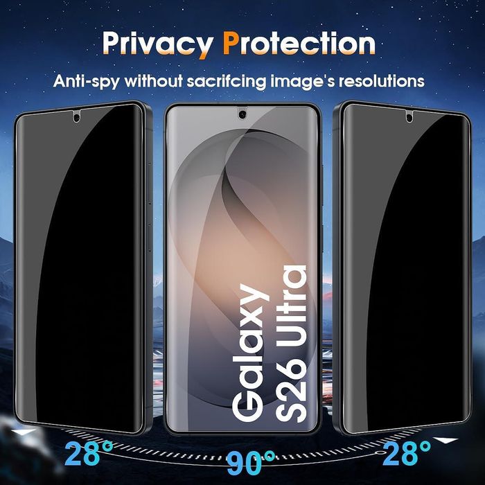 Матов privacy хидрогел протектор за дисплей за samsung galaxy s26 ultr