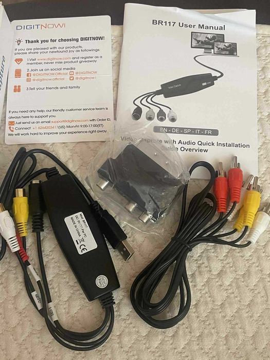 USB Video Capture – Прехвърляне на VHS/Hi8 към PC/Mac (RCA/S-Video)