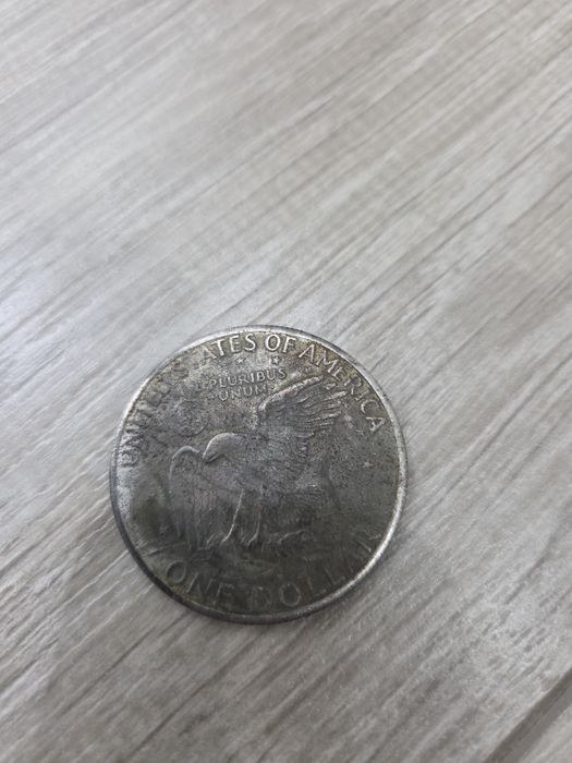 Монета one dollar 1971