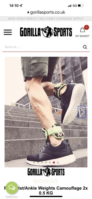 Greutăți profesionale pentru încheietura mâini, glezne Camuflaj 2x05,