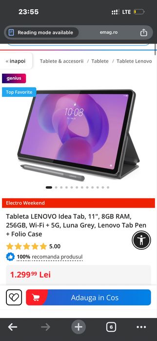 Vand Tableta Lenovo Idea Tab 11”