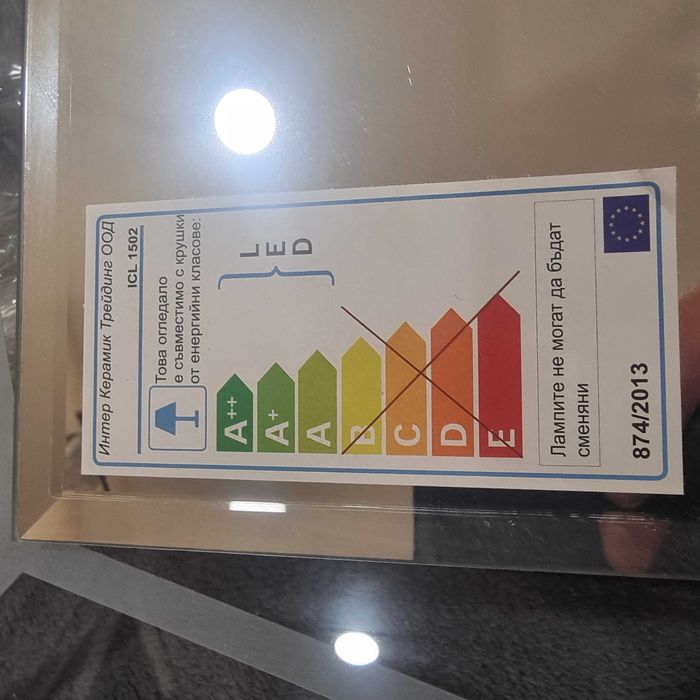 Огледало за баня с подсветка