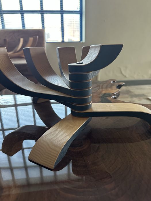 Дървен свещник от ясен