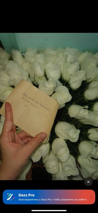 Дау улкен букетик роза 101