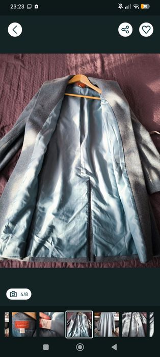 Palton lână Cyrillus M-L(42)