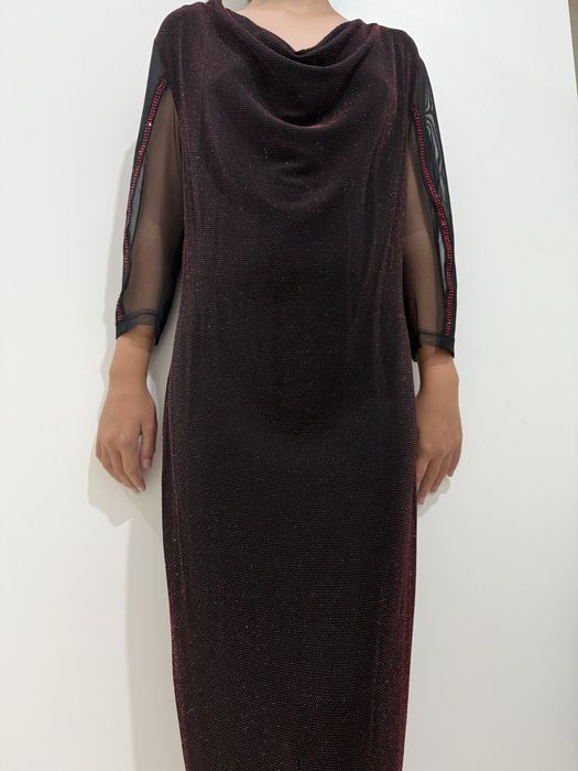 Турецкое вечернее платье с накидкой