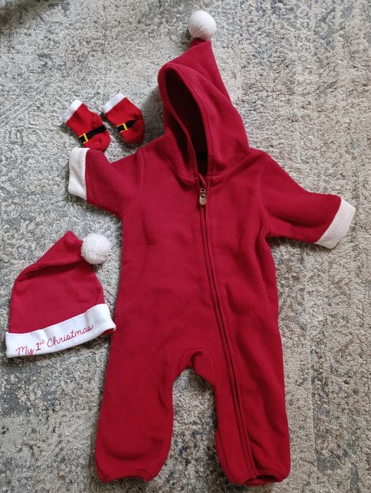 Costum Mos Craciun nou-născut m.56