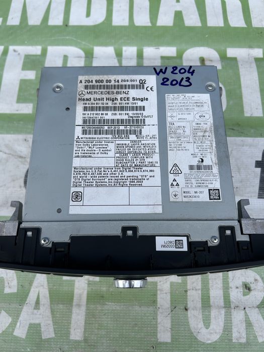 Navigație, unitate navigație Mercedes W204 C Class Facelift 2013