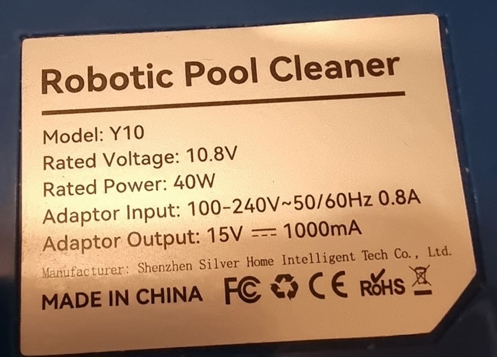 Прахосмукачка робот  за басейн   Y10