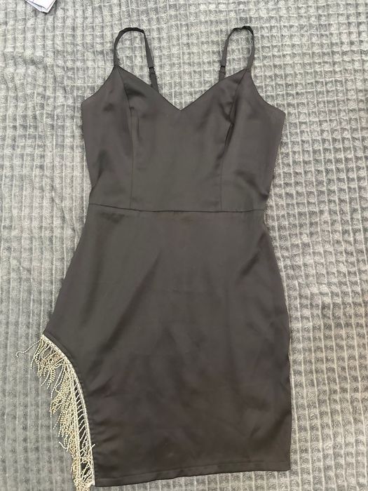 Платье короткое, черное