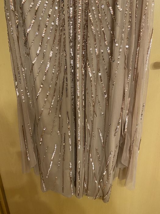 Rochie eleganta Adrianna Papell 32 rose gold