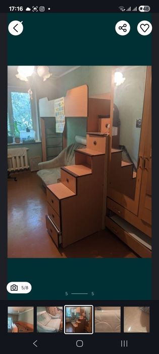 Продам кровать - модуль 10000+комод 20000