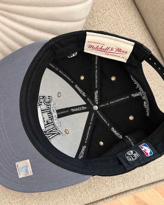 Șapcă Mitchell & Ness Brooklyn Nets NBA, 100% lână, snapback reglabilă