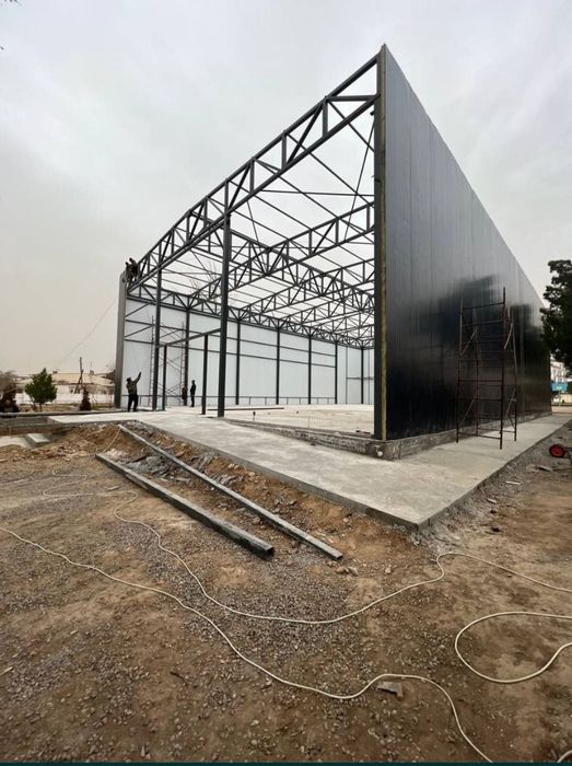 Sendvich panel montaj / Ангар  магазин офис из Сэндвич панелья