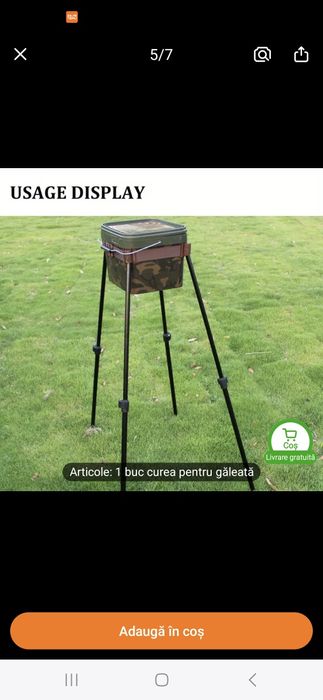 Curea galeata pescuit spomb