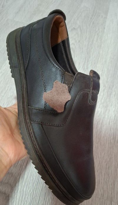 Кожаные мужские  лоферы