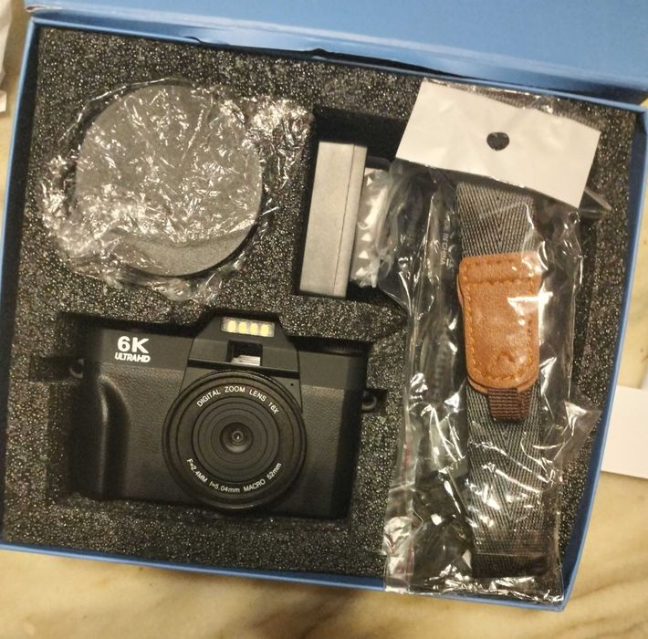 6K Digital Camera for Photography,64MP WiFi Vlogging Camera for YouTube, Дигитален фотоапарат