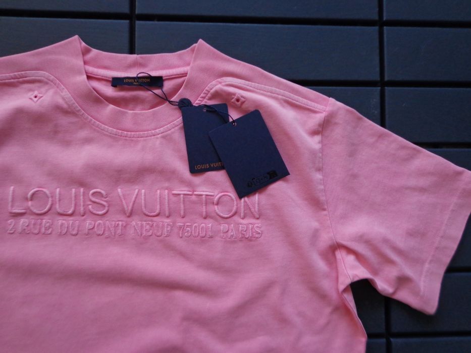 Мъжка тениска Louis Vuitton Washed Ribbed T shirt