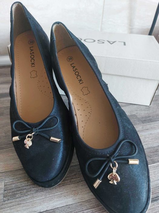 Балеринки Lasocki естествена кожа 39 номер