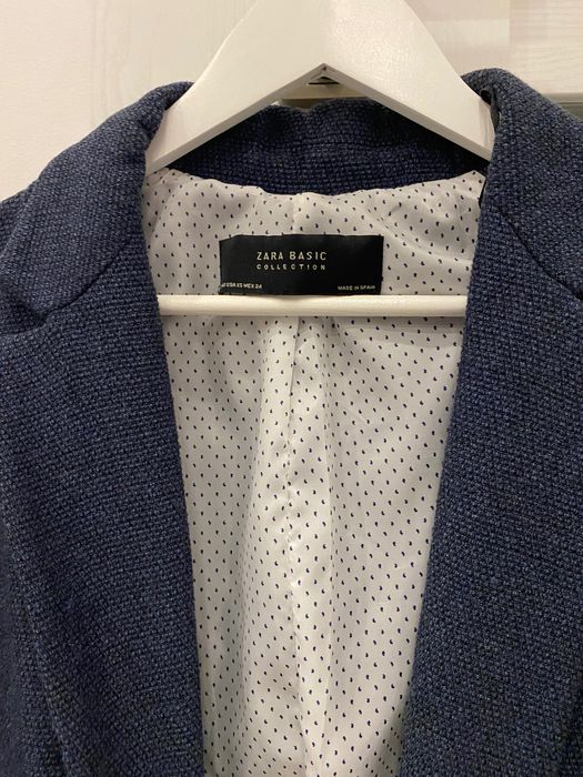 Vand sacou bleumarin Zara