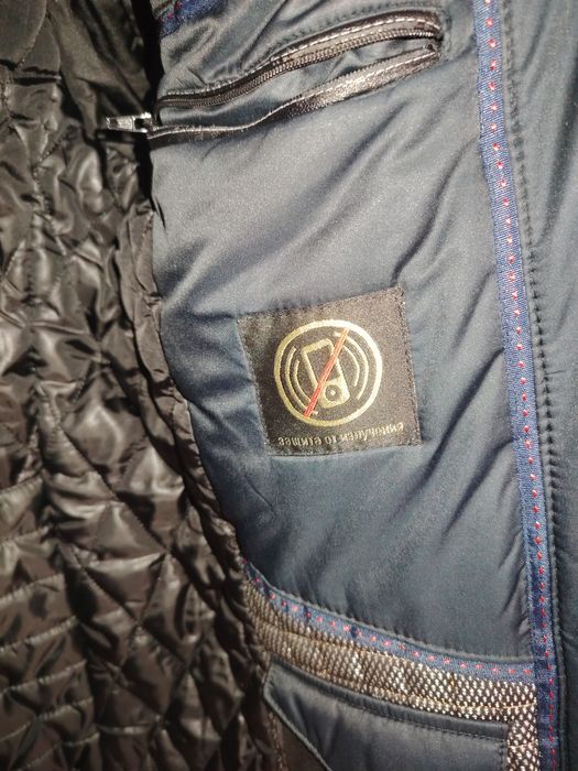 Дубленка чёрная воротник норка