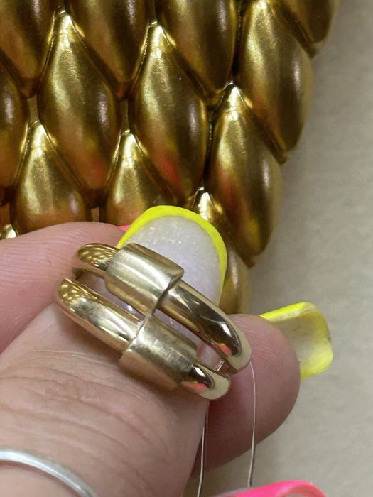 Кольцо 585 красное золото