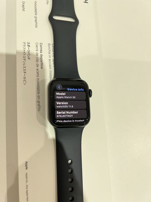 Apple watch SE2 MIDNIGHT 40mm