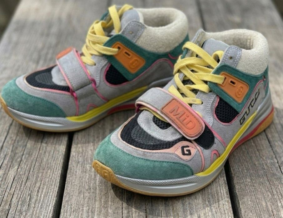 Кроссовки Gucci Ultrapace Mid-Top Sneakers