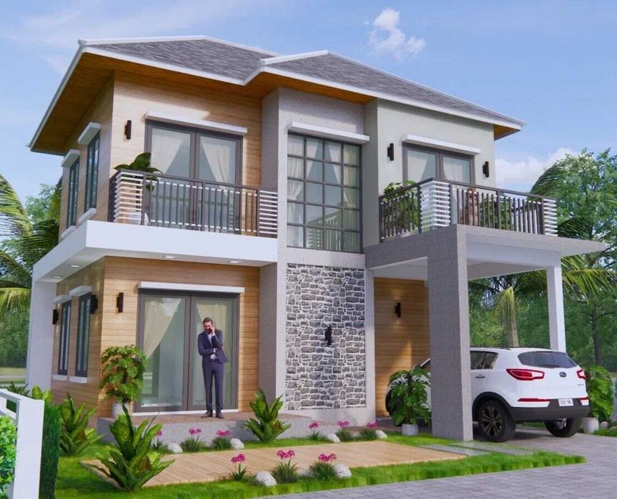 НА ИЗПЛАЩАНЕ - Двуетажна сглобяема къща с 3 спални, 102 кв. м