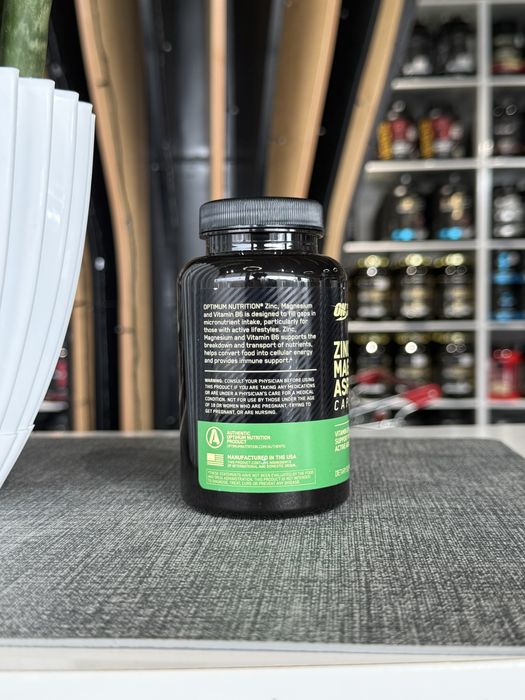 on optimum Nutrition Zinc Magnesium Aspartate  90 capsules магня