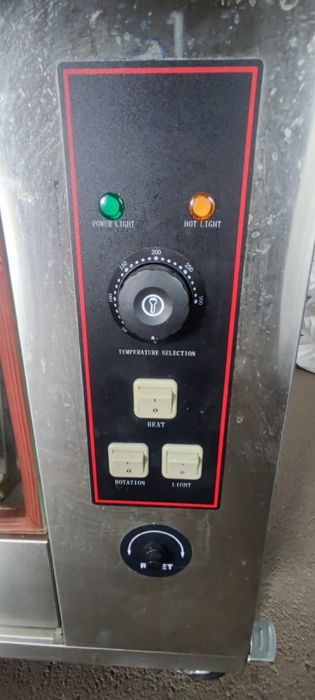 Печь гриль с вертелом