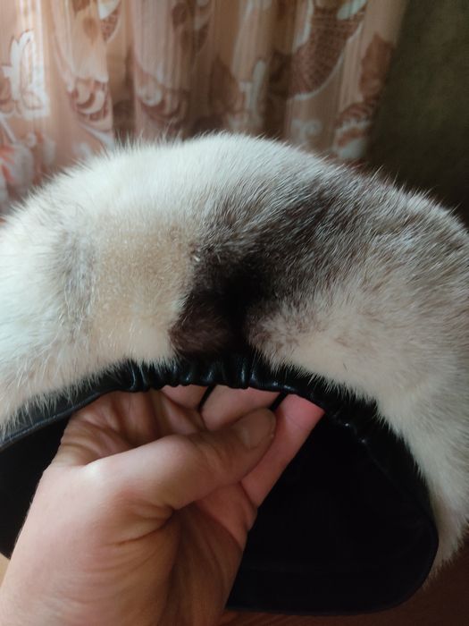 Норковый берет женский