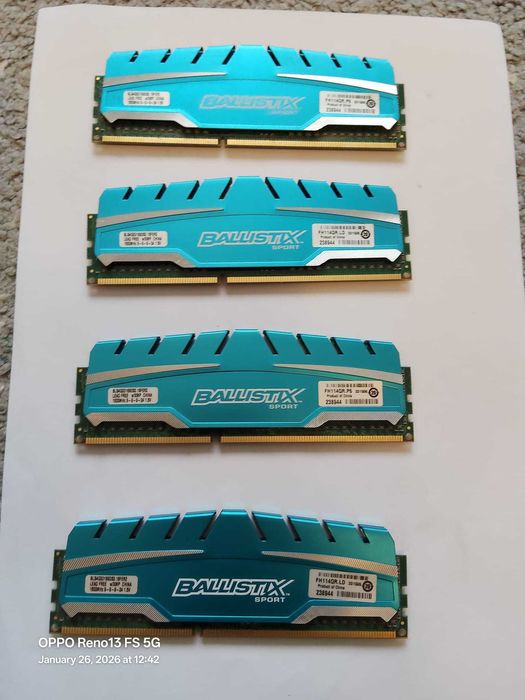 DDR2, DDR3, DDR4, SSD Samsung Evo 860