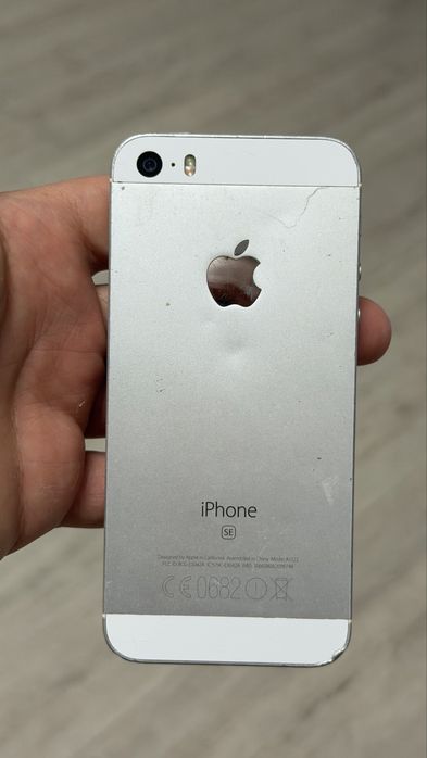 iPhone 5 SE Silver Neverlock-32GB-88%--Amprenta OK-Perfect Functional-