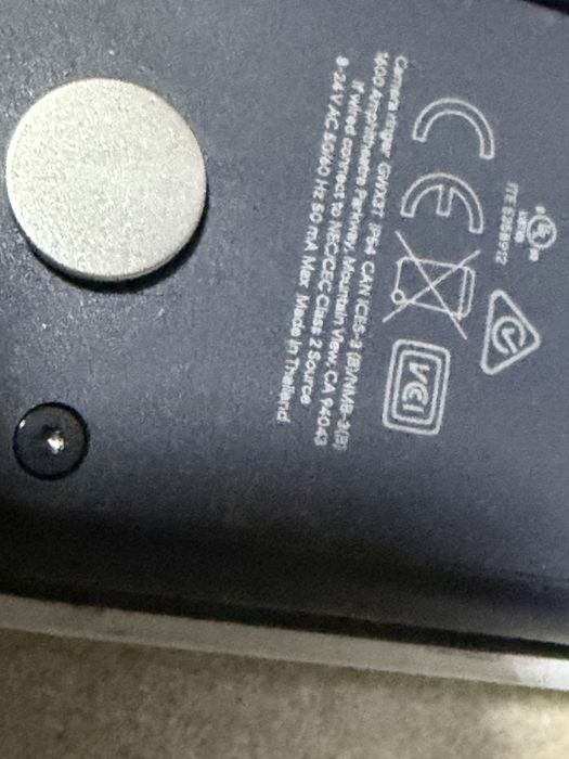 Videointerfon Google Nest Doorbell cu baterie interna