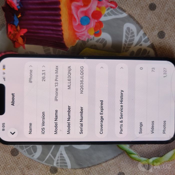 I phone 13 pro max 128 gb sotiladi 500$ original