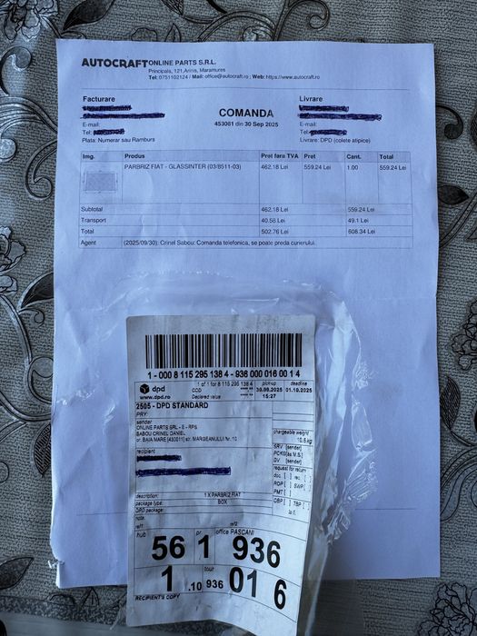 Parbriz Fiat UTB 445