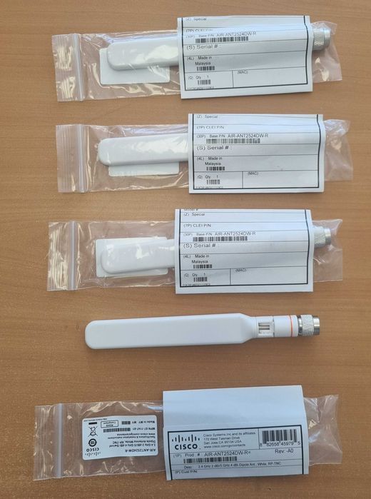 Антена Cisco AIR-ANT2524DW-R=, комплект 4 бр.