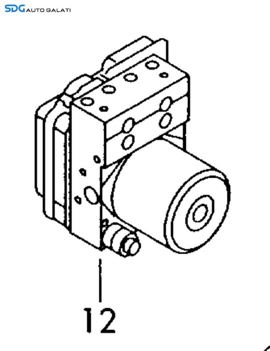 Unitate Modul Pompa ABS Audi A6 C6 2004 - 2011 Cod 4F0614517T [X4305]