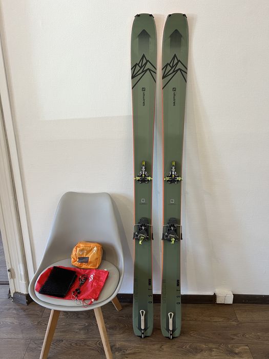 Schiuri Salomon QST 106 181cm + G3 Zed 12 + piei G3 + cuțite noi G3