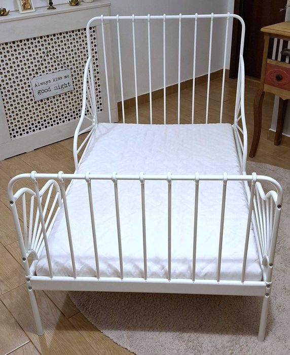 Pat extensibil copii, cu saltea inclusa - IKEA