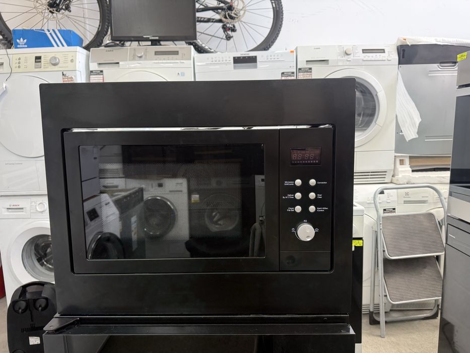 Микровълнова фурна за вграждане Exquisit EMW2546HIBLACK 25л 900W 2500W Микровълнова печка конвекция