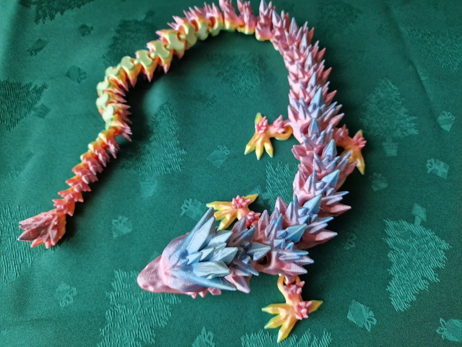 Дракон раздвижен 3д принт